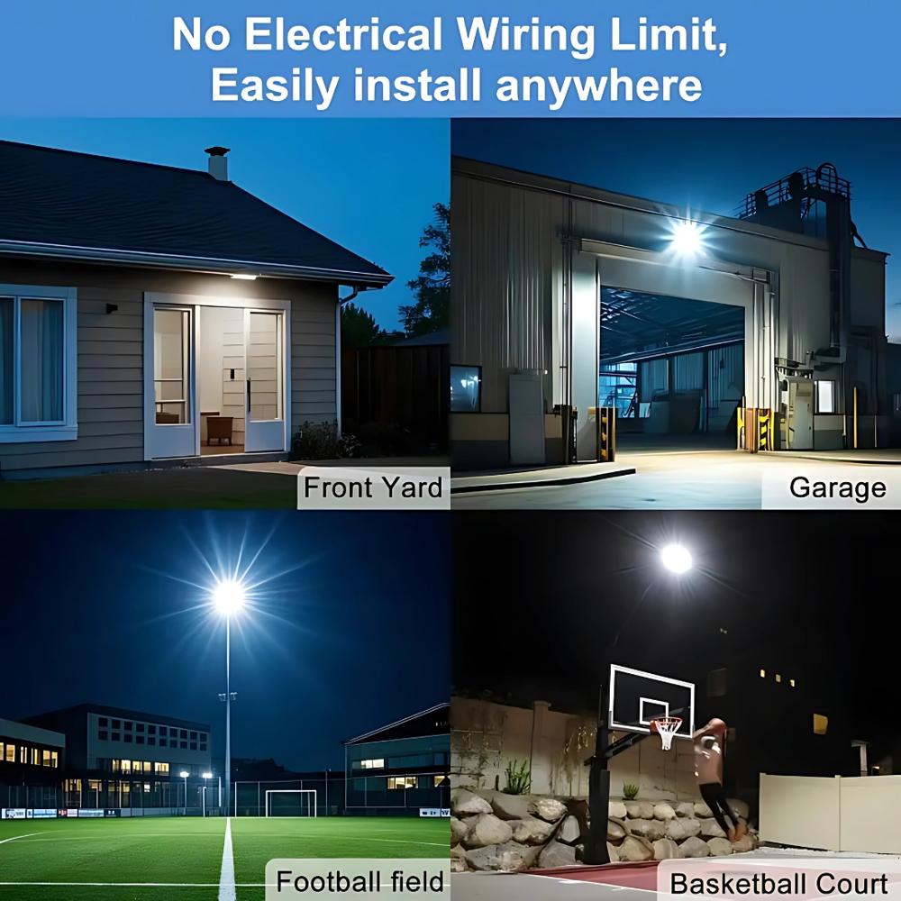 200W Solar Flood Light for Outdoor