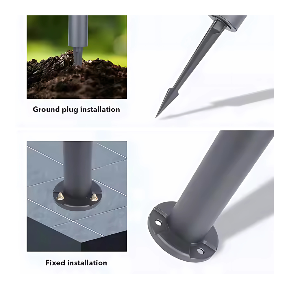 Premium Solar Bollard Light for Pathway