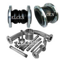 Flexible Rubber Connector And Expansion - Color: Silver