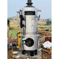 Vertical Steam Boiler - Color: Silver
