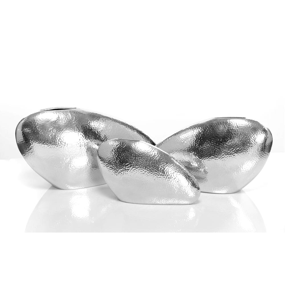 Best Selling Handmade Design Silver Plated Aluminium Flower Vase and Stainless Steel Available