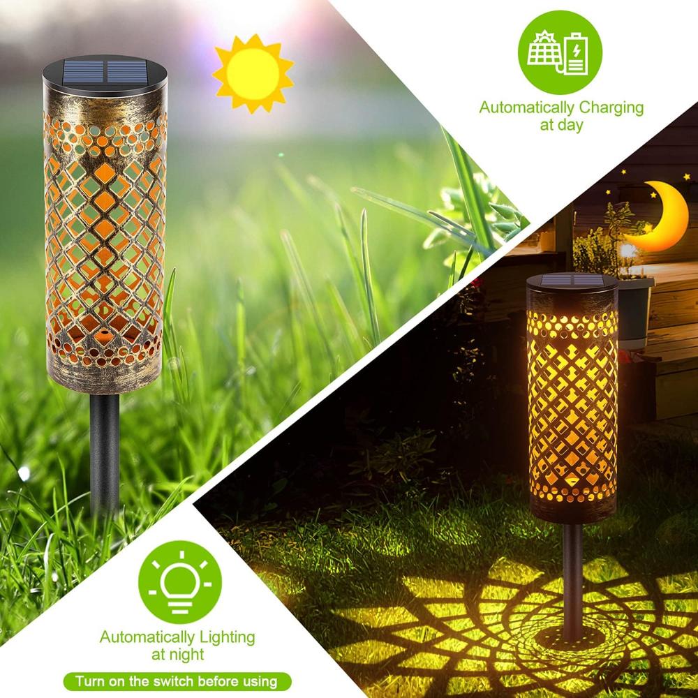 Iron Art Solar Ground Light