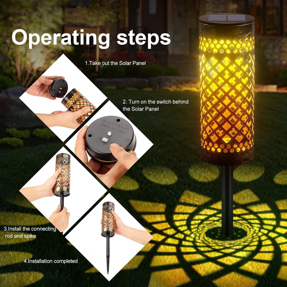 Iron Art Solar Ground Light