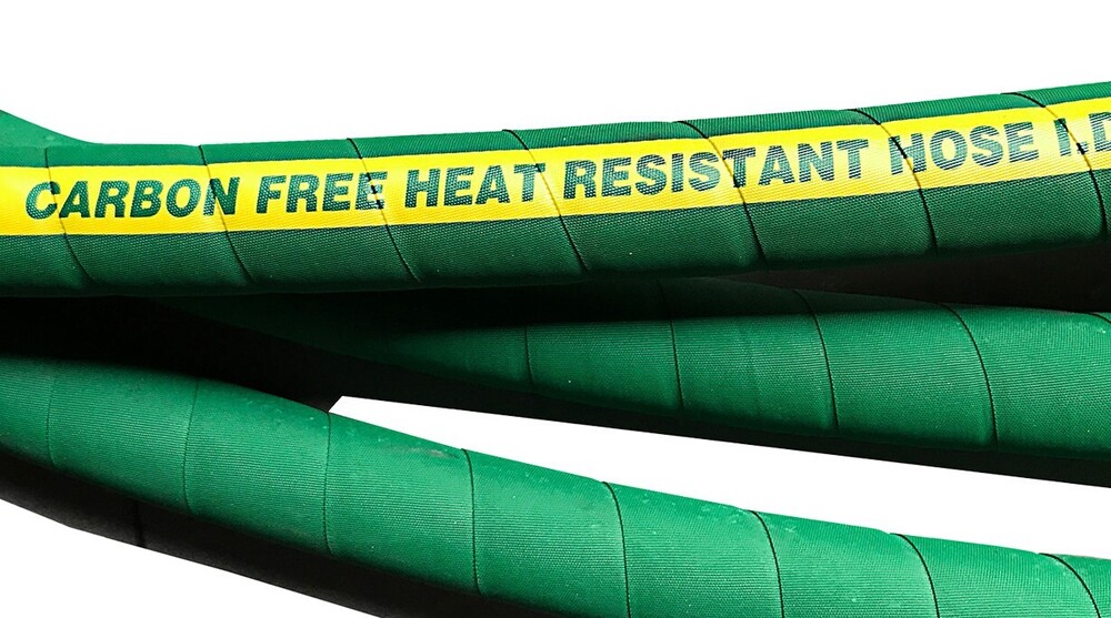 Carbon Free Heat Resistant Hose - Color: Green