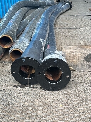 Fly Ash Loading Rubber Hose - Color: Black