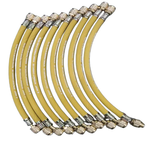 R134A Yellow Charging Hose - Length: 90 Centimeter (Cm)