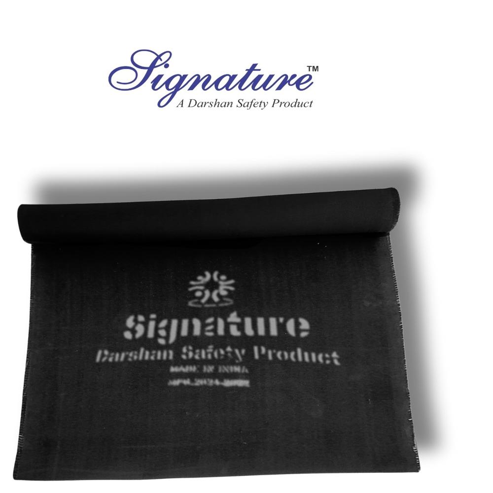 Graphite Coated Black Welding Blanket - Application: Industrial Furnaces & Kilns