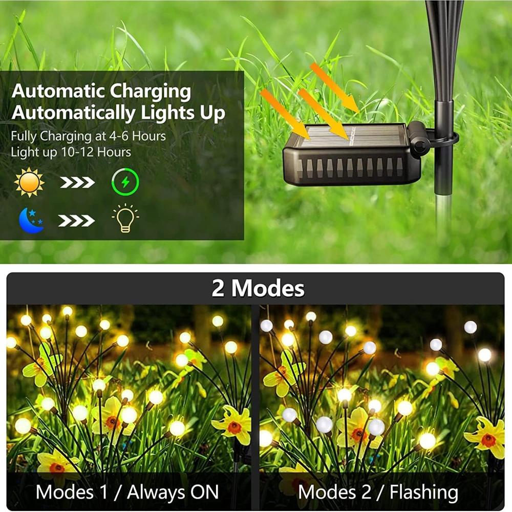 Solar Firefly Garden Lights
