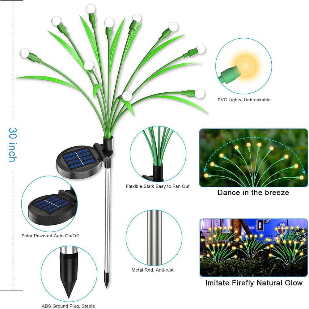 Solar Firefly Garden Lights