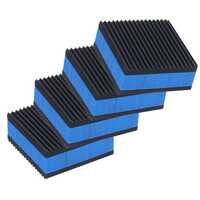Blue And Black Anti Vibration Rubber Pads