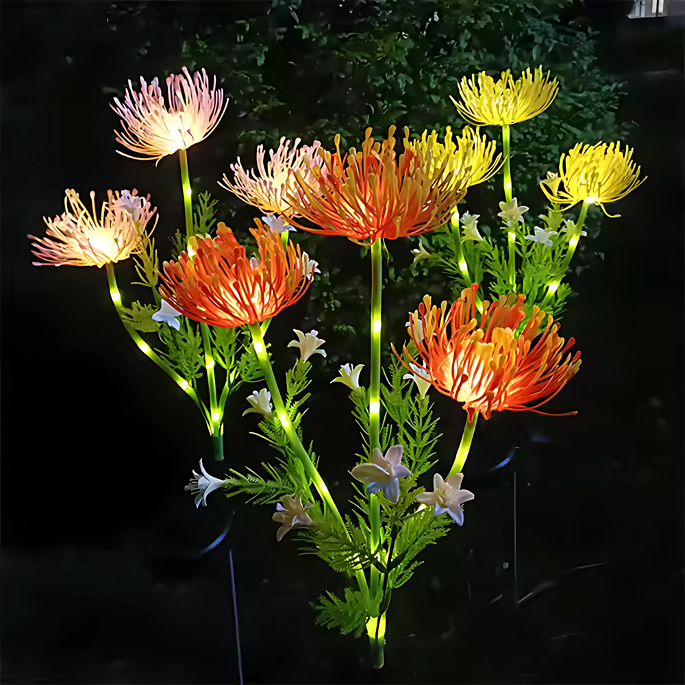 Solar LED Flower Garden Lights