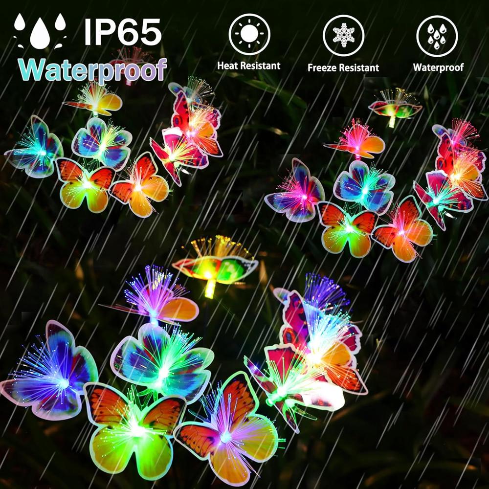 Solar LED Butterfly Garden Light