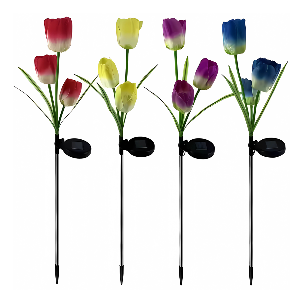 Solar LED Tulip Flower Garden Light