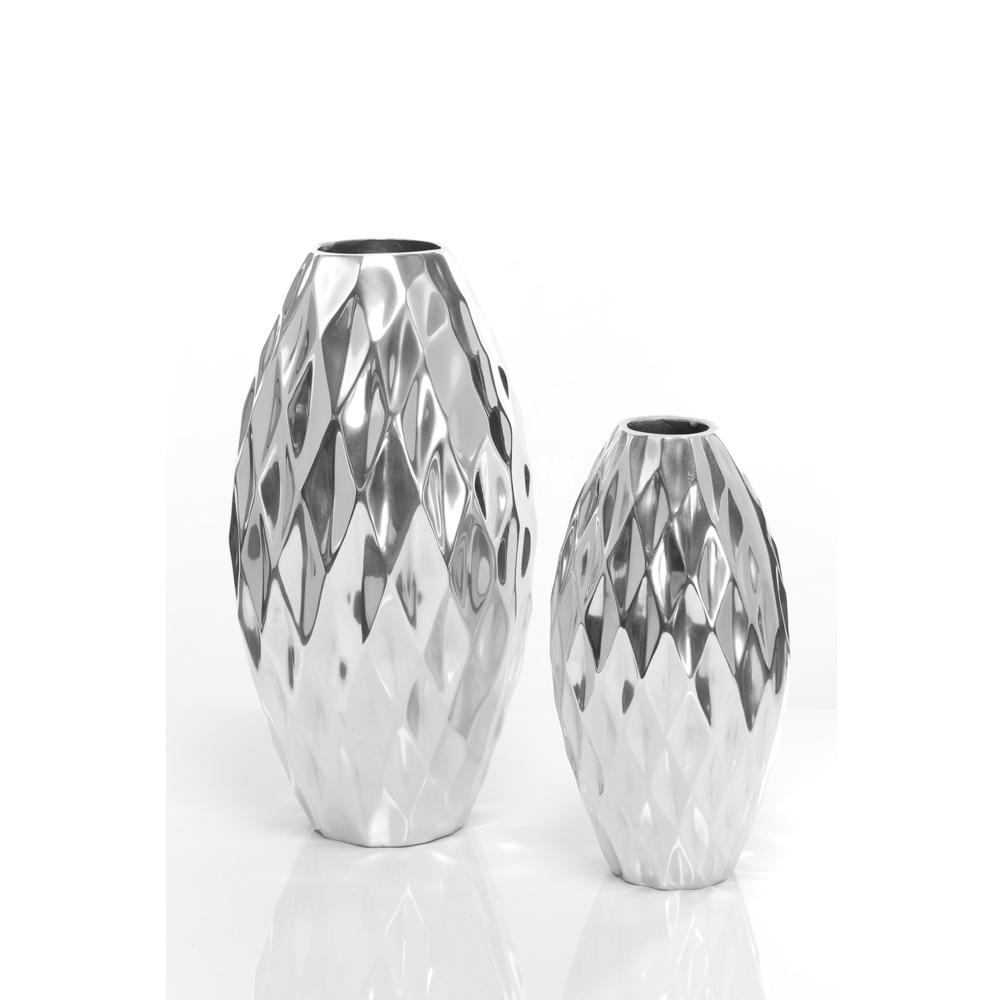 Best Selling Stainless Steel Flower Vase Hammered Design