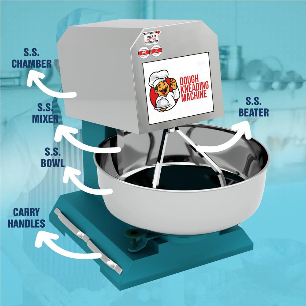 Dough Kneader 40kg 2hp (Iii) Phase - Application: Commercial