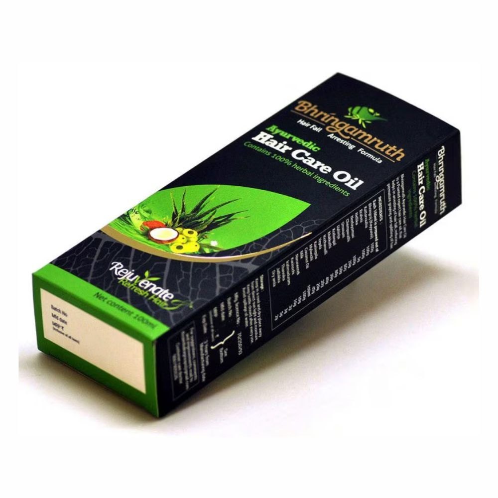 Rectangle Hair Oil Packaging Box