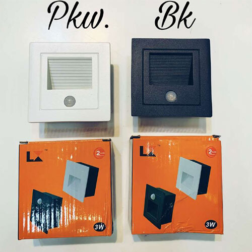 Lx525 3W Sensor Led Foot Light - Color: Black And White