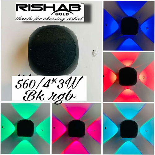 560-4 3 Bk Rgb Up Down Light