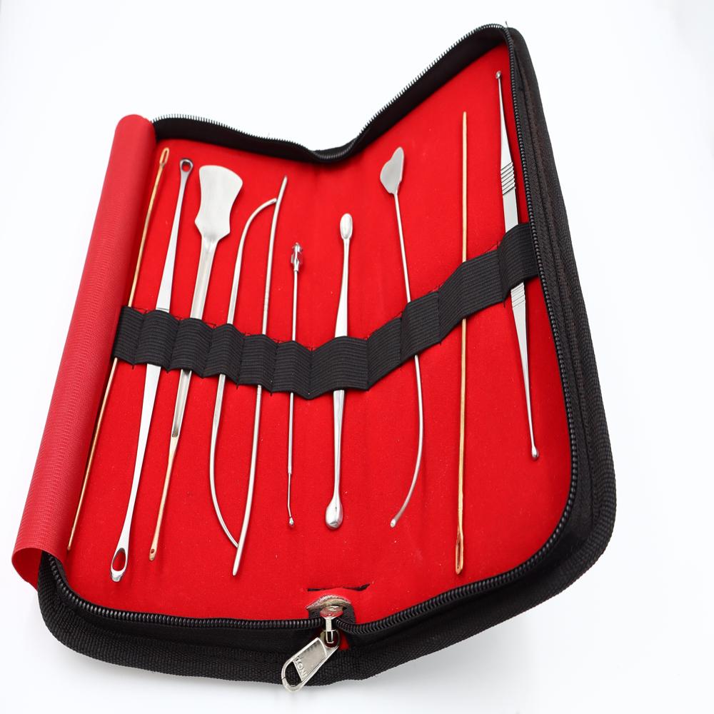 Fistula Probe Set Of 10 - Material: Steel