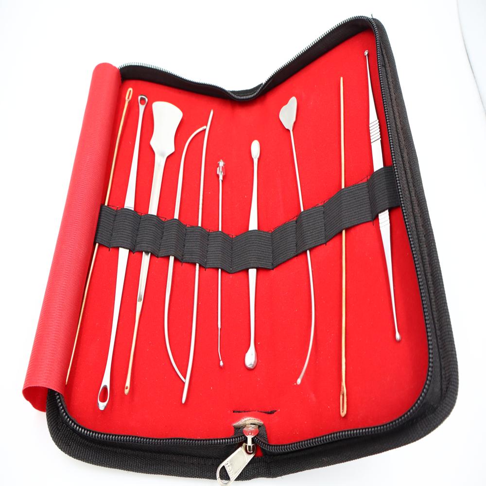 Fistula Probe Set Of 10 - Material: Steel