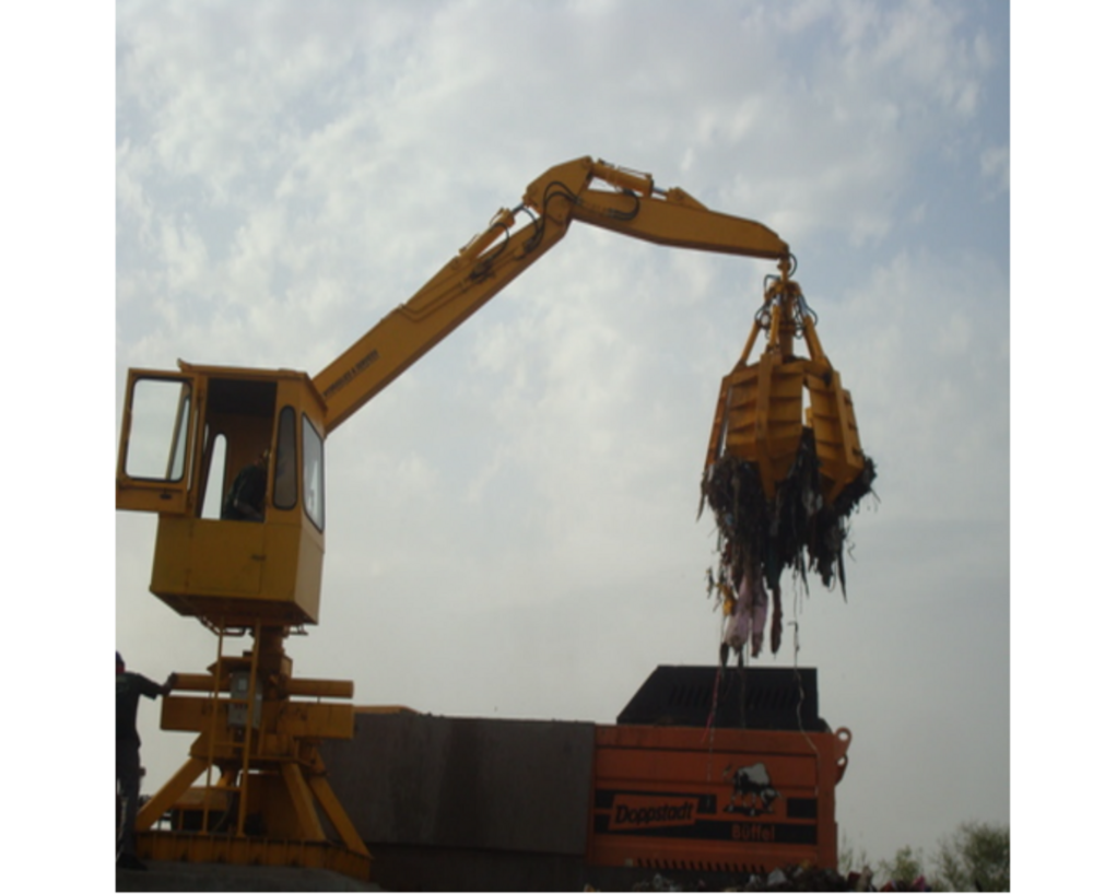 Hydraulic Loader Crane - Application: Construction