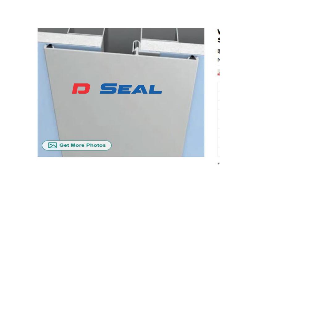 Wall To Wall With Water Barier Expansion Joint System - Color: Silver