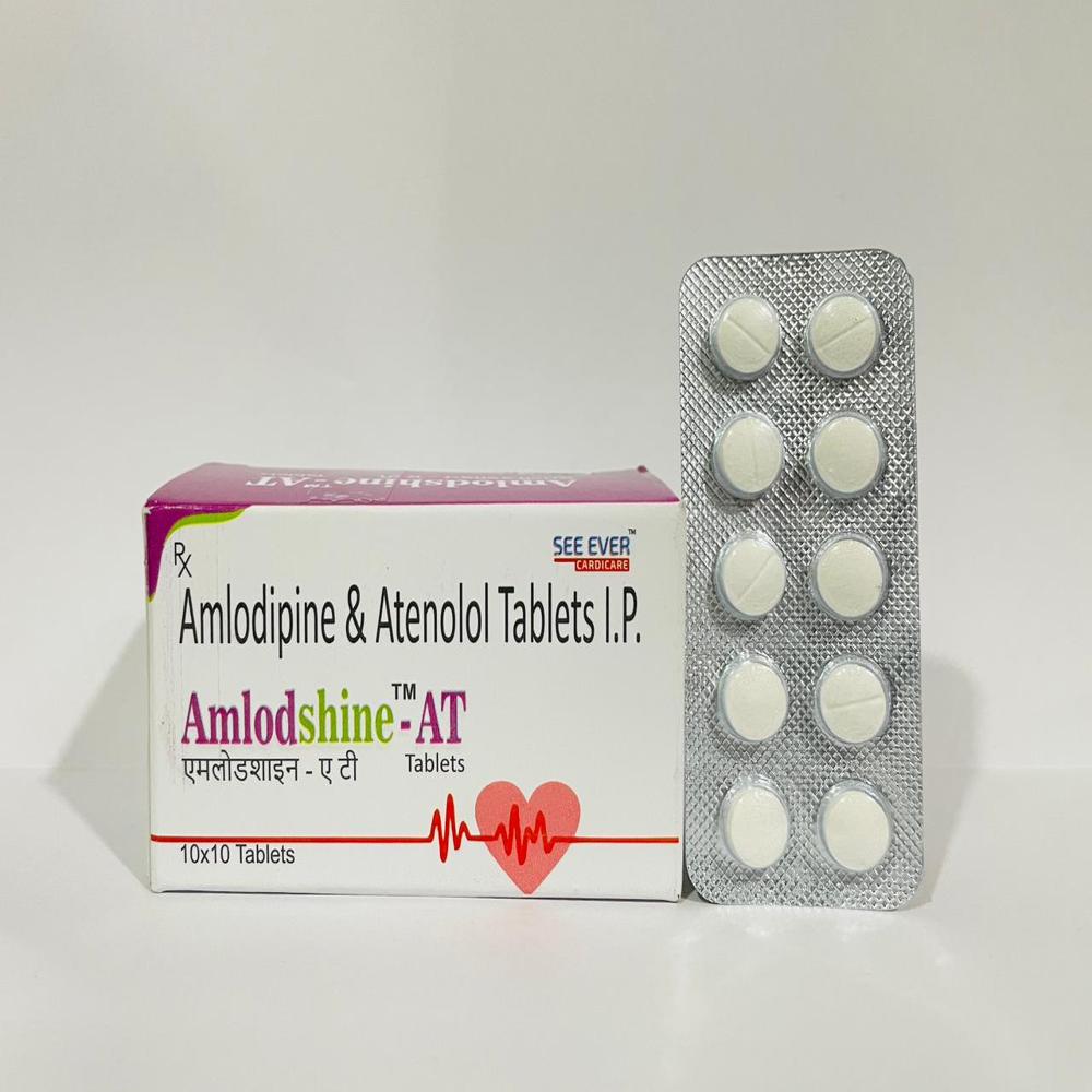 Amlodipine I.P. 5mg + Atenolol 50mg Tablets
