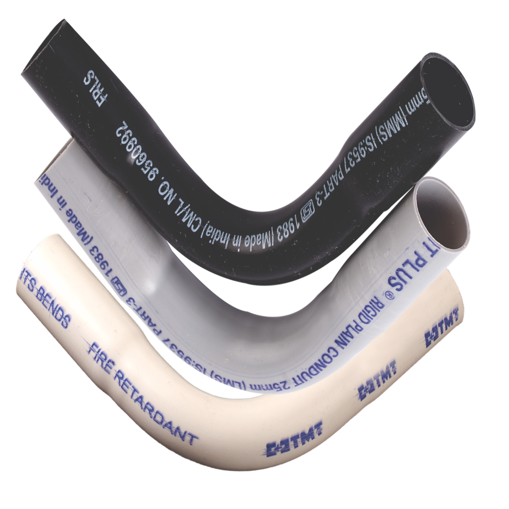 Pvc Sweep Bends - Pvc, 30-60 Mm Size, 5-10 Mm Thickness | Non-toxic, Odorless, Crack Resistant, Excellent Durability