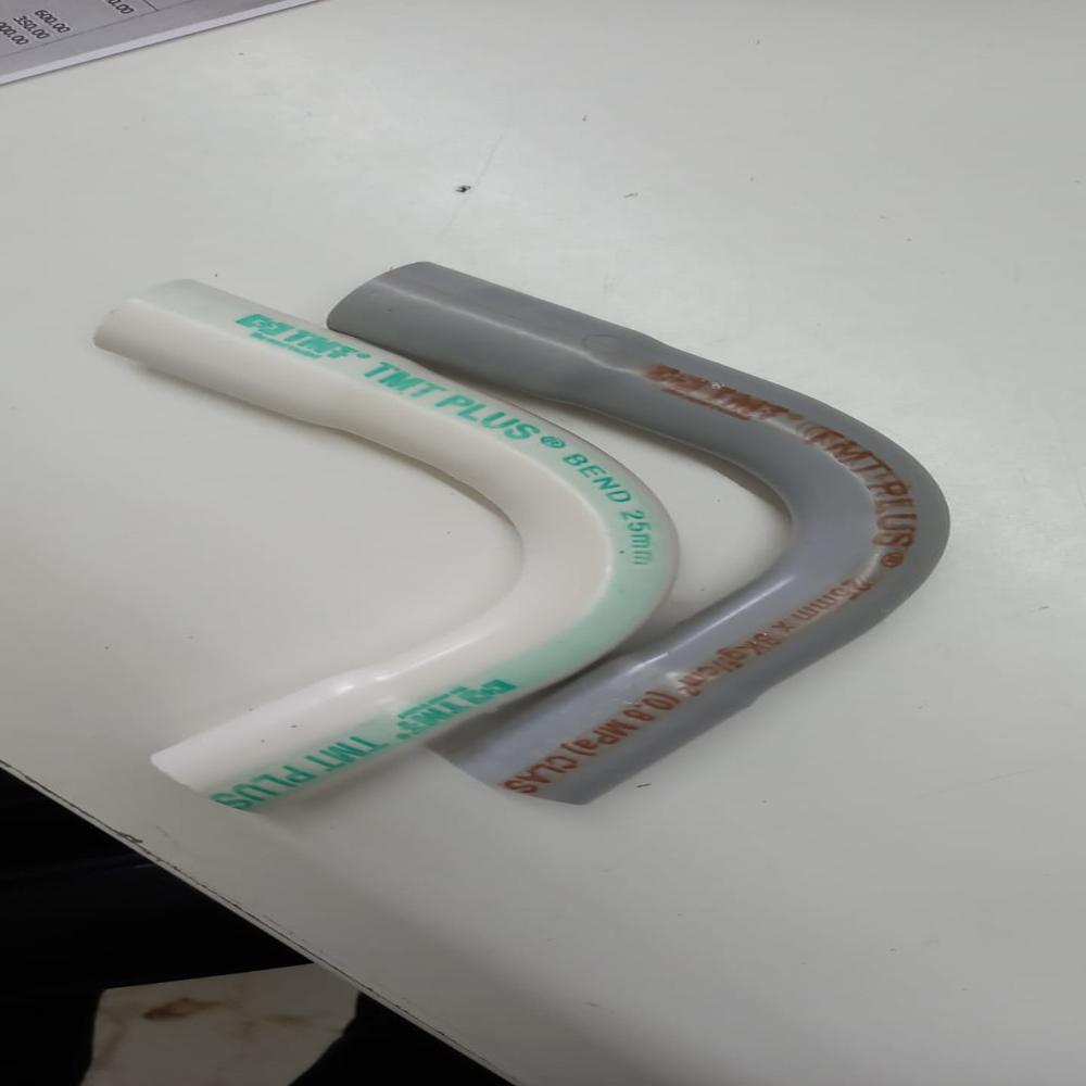 Pvc Sweep Bends - Pvc, 30-60 Mm Size, 5-10 Mm Thickness | Non-toxic, Odorless, Crack Resistant, Excellent Durability