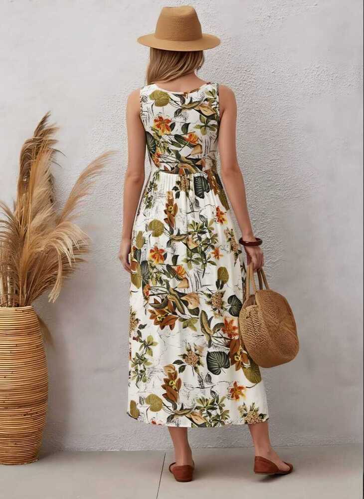 Digital Printed Western Dress