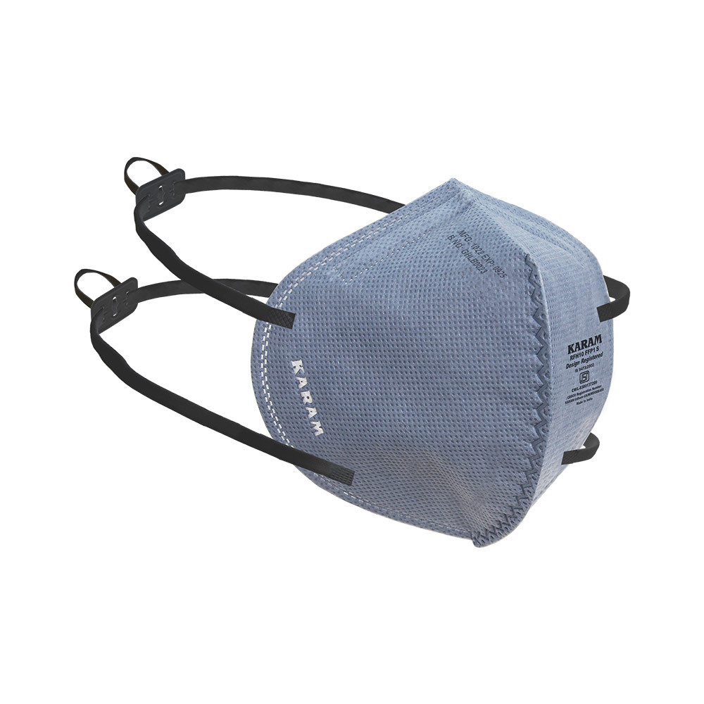 Ffp1S Disposable Face Respirator - Color: Gray