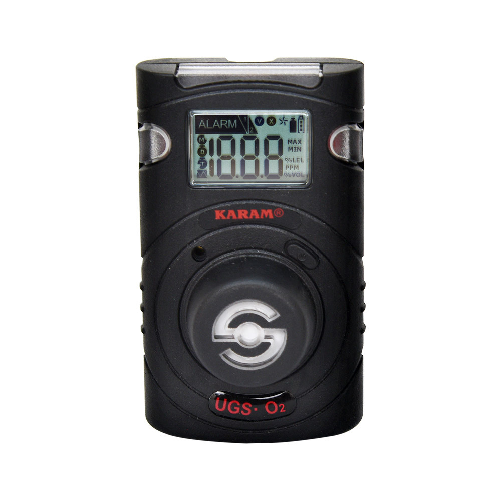 O2 Portable Single Gas Detector - Color: Black