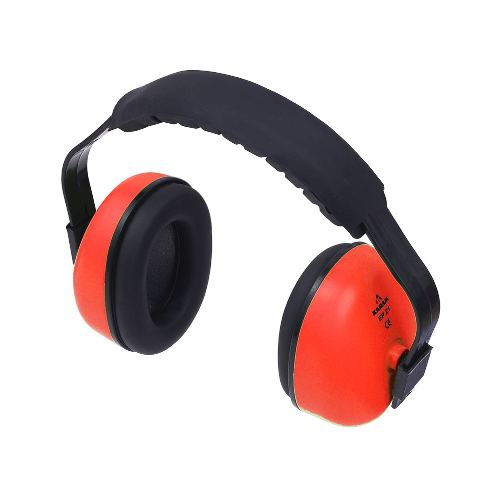 Classic Ear Muffs - Color: Black And Orange