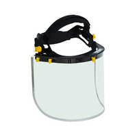 Clear Polycarbonate Face Shield With Ratchet Type Headgear