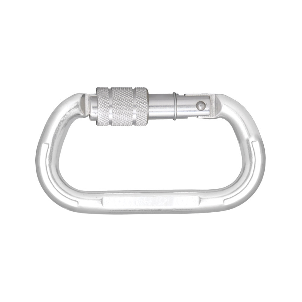 Aluminium Screw Locking Bulb Type Karabiner