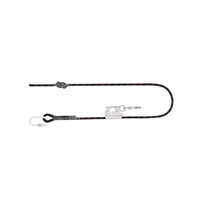 Work Positioning Lanyard With Grip Adjuster - Color: Black