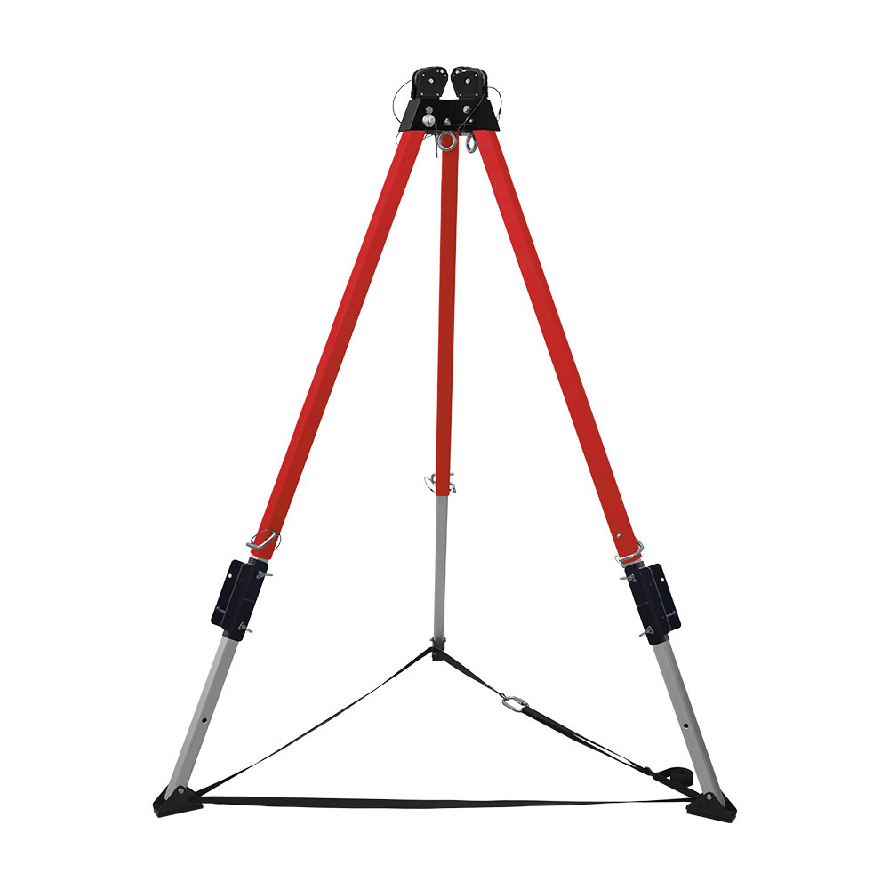 Aluminium Tripod - Color: Red And Black