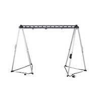 Mobile Roller Pulley Hexapod - Color: Silver And Black
