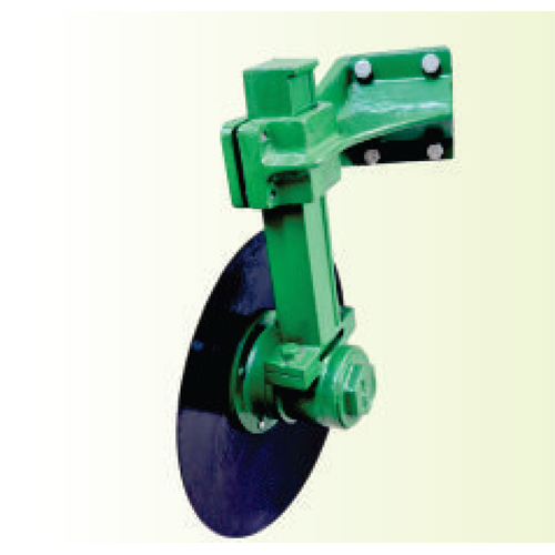 Rotavator Side Disc Assy Full Casting Bracket Type - Color: Green
