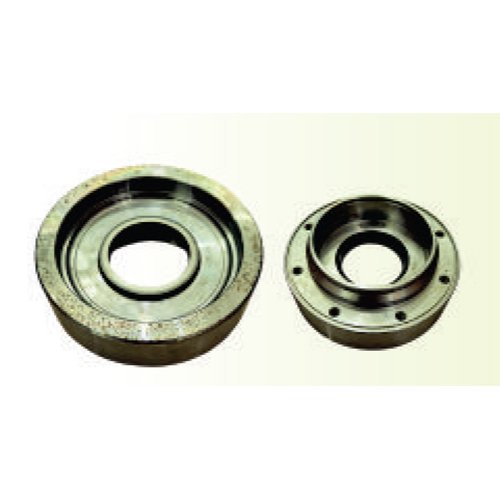 Rotavator Axle Hub - Color: Silver