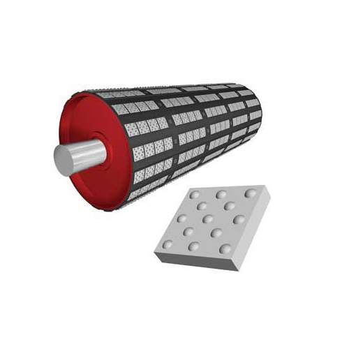 Ceramic Pulley Lagging - Color: Black