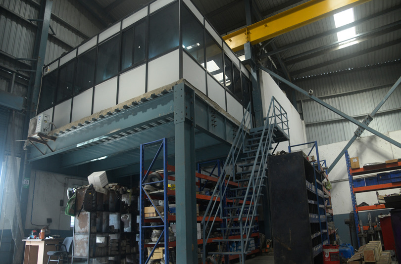 Pre Engineered Mezzanine Building - Color: Multicolour