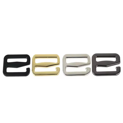 Black High-Quality Zinc Alloy Flat Buckle Suitable for Backpack Straps, Belt Hooks, and Outdoor Webbing Fasteners