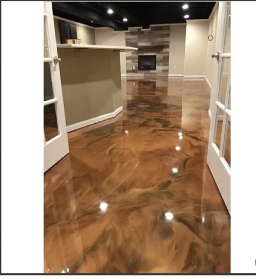 Mettalic 3D Flooring