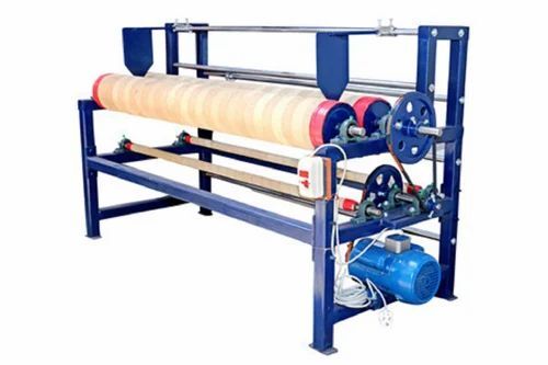Fabric Rolling Machine-Semi-Automatic - Color: Blue