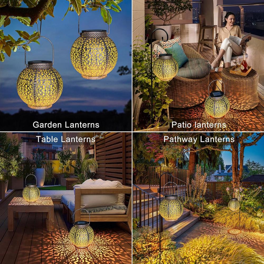 Vintage Solar Lantern for Garden