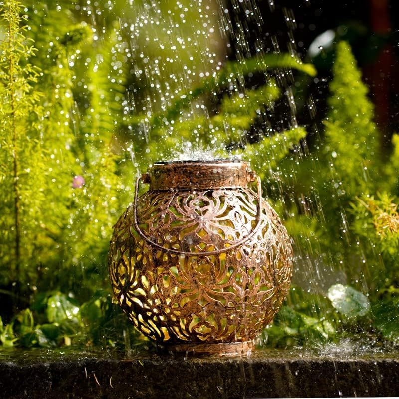 Vintage Solar Lantern for Garden