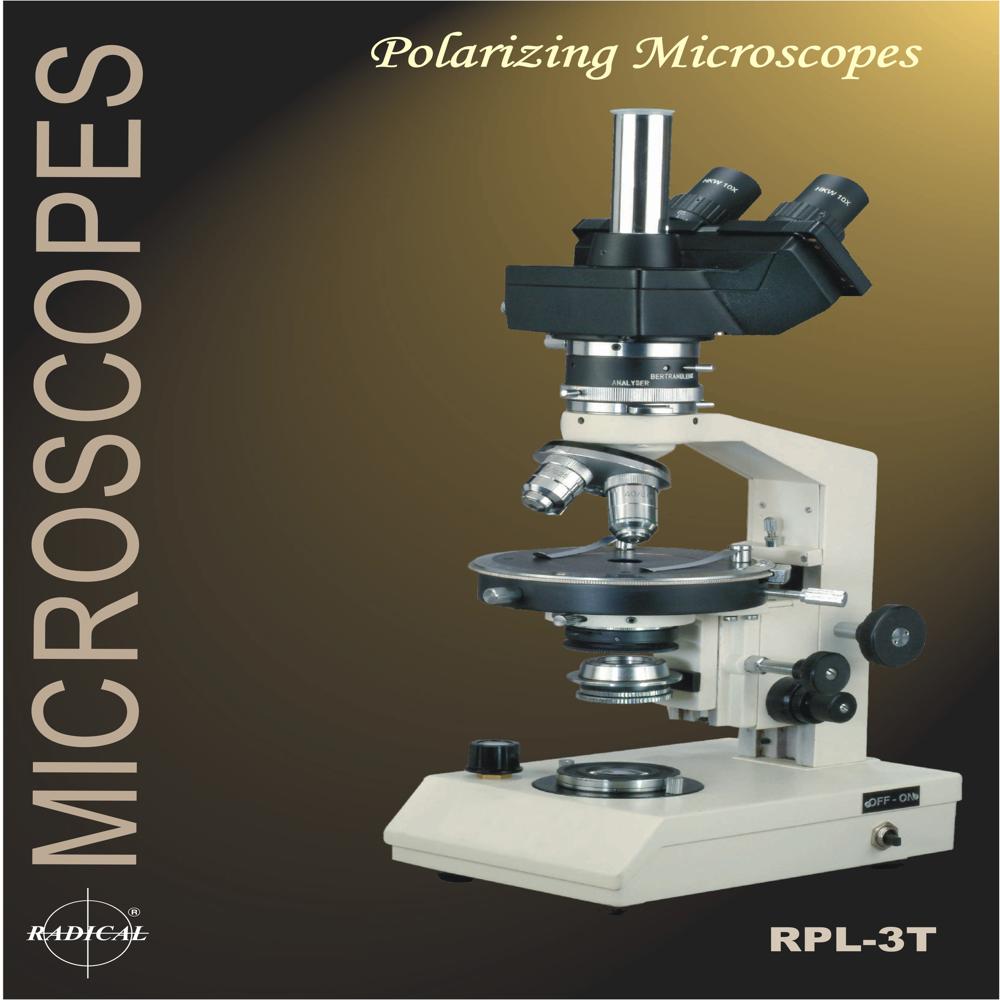 Trinocular Polarising Microscope Rpl-3t - Application: Study Of Rock And Minerals