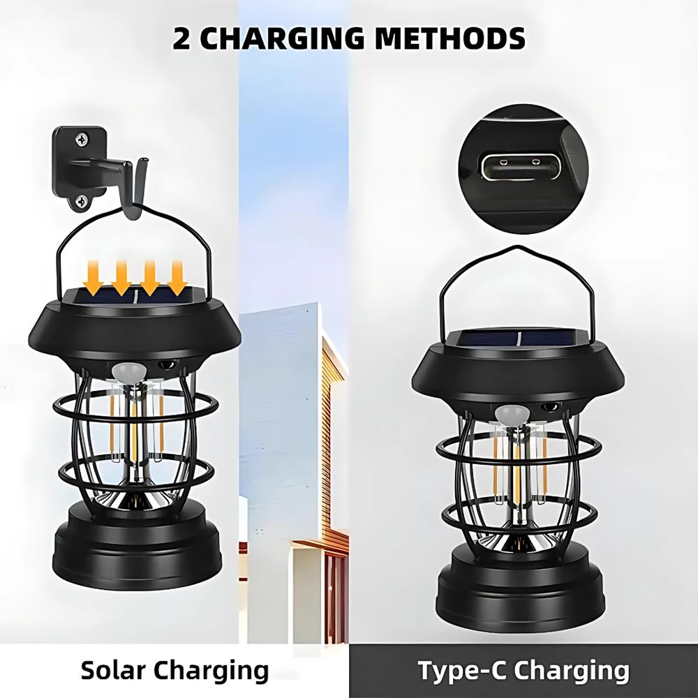 Solar Horse Lantern Light