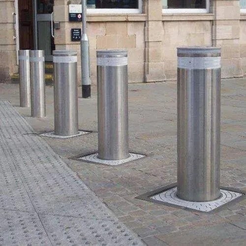 Parking Bollard - Color: Silver